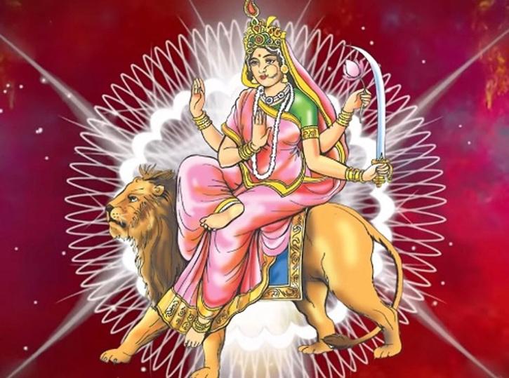 Navratri 2023 Day 6 Maa Katyayani Colour Puja Vidhi Muhurat Bhog Goddess Durga Aarti And Mantra 0243