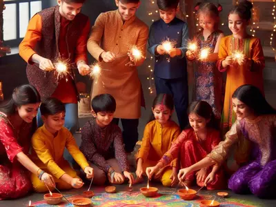 Spot The Number Of Lit Diyas In This Diwali Optical Illusion