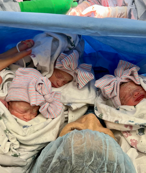 The Birth Of Triplets At Once Is A Rare Occurrence For A Us Couple