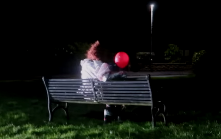 Scottish stalker clown challenges police to catch them after locals were terrified
