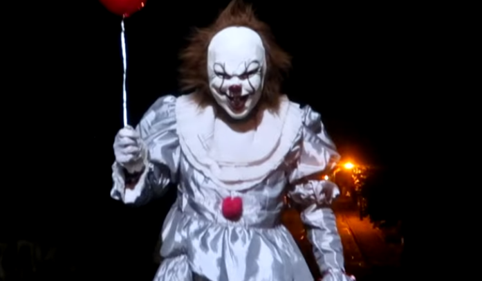 Scottish stalker clown challenges police to catch them after locals were terrified