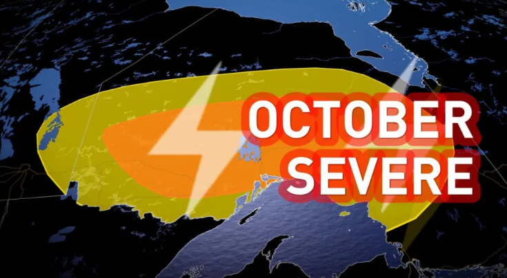 What do Canadians have to look forward to this October?  Severe storms