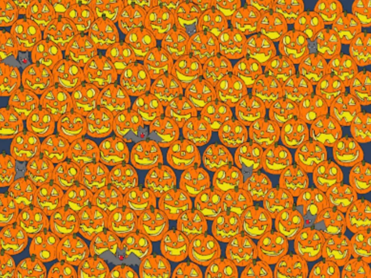 You Don't Need A Nose To Spot The Pumpkin In This Optical Illusion