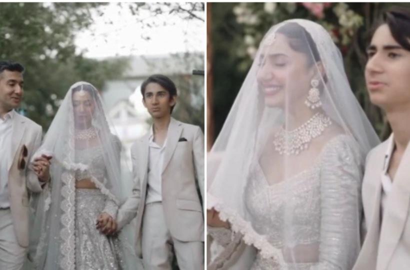 Watch Video: Mahira Khan's Son Azlan Walks Her Down The Aisle