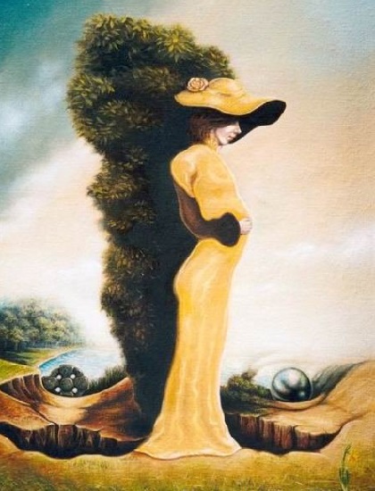 can you spot hidden man face in this opticalillusion 