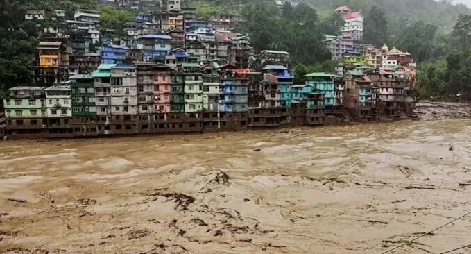 Sikkim Flash Floods 100 missing 14 dead