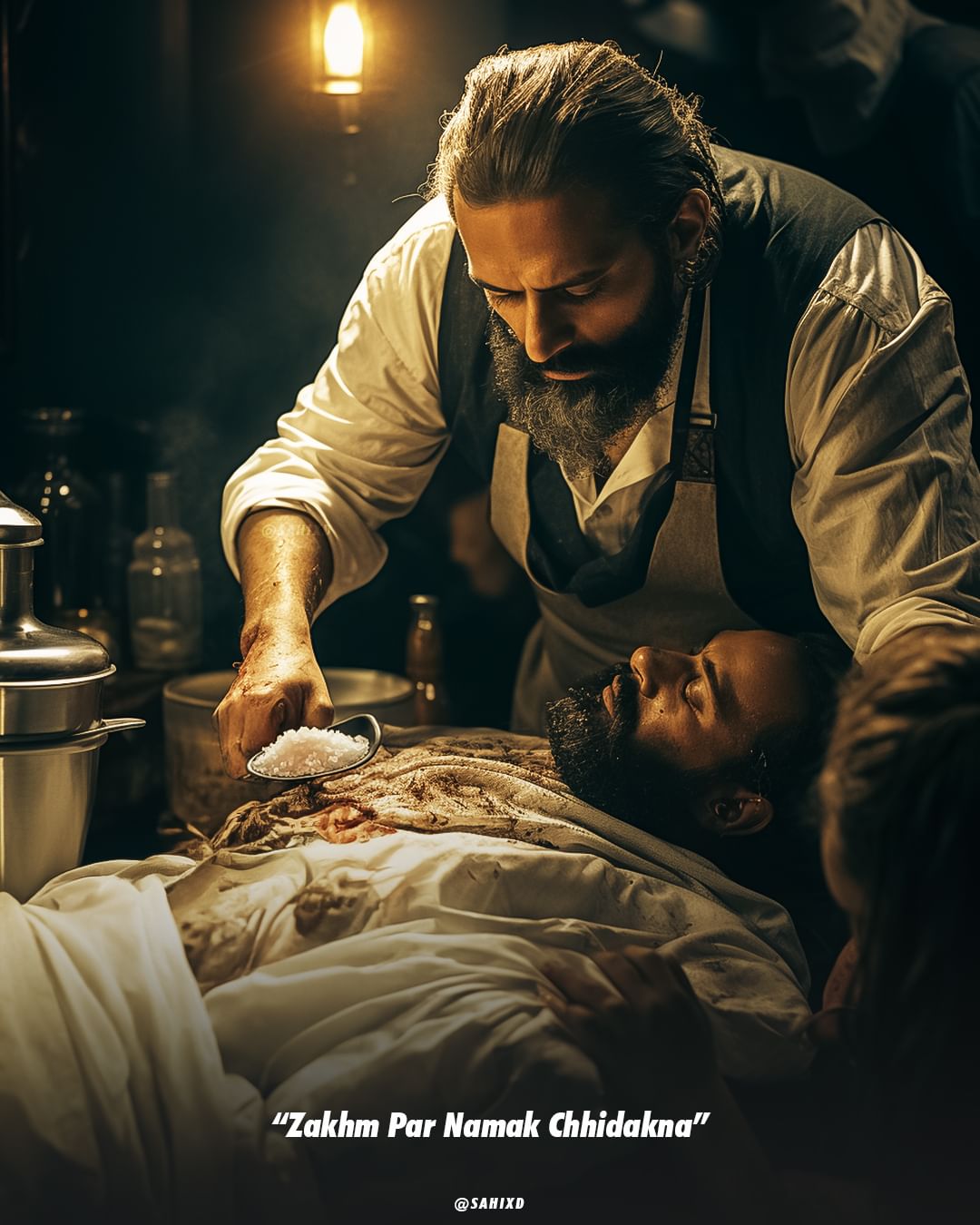 zakhm pe namak chhidakana/ instagram/sahixd