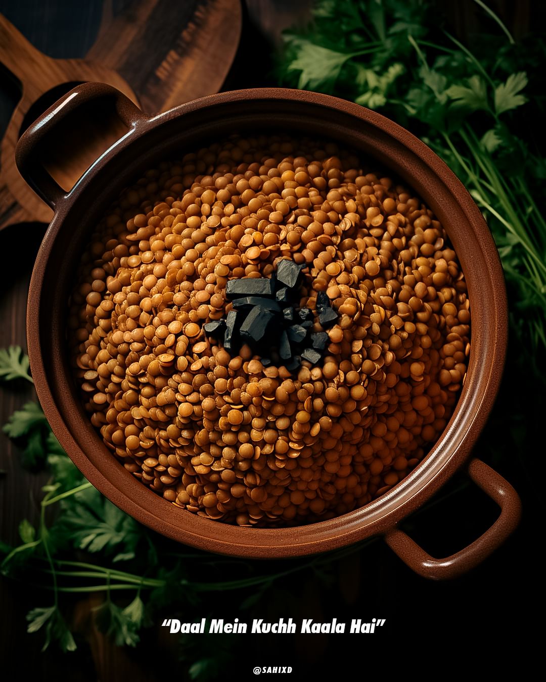 daal me kuch kala hai / instagram/sahixd
