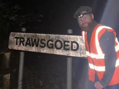 A Man Walks 200 Miles To Call For A Rail Link Between North Wales And South Wales