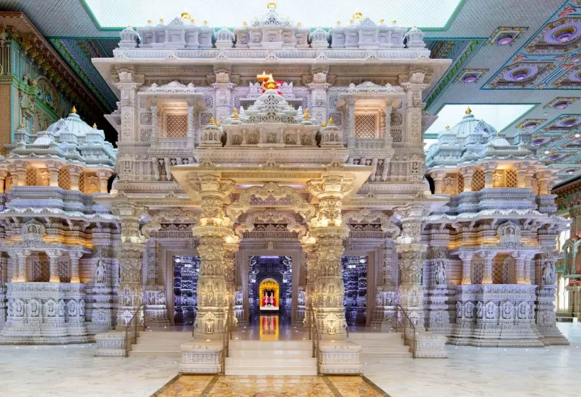 An Opening Of The Largest Hindu Temple In The US, With 13 Shrines, Will Occur Next Month