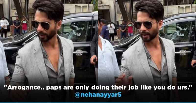 Fans React As Shahid Kapoor Loses His Calm At Paparazzi