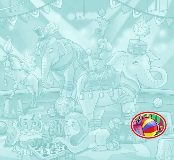 In This Latest Optical Illusion, You Must Find The Piglet Hiding In The Circus.