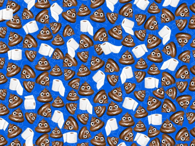 In This Optical Illusion, You Need To Find The Cheeky Poo Hidden Among The Normal Icons And Bog Rolls