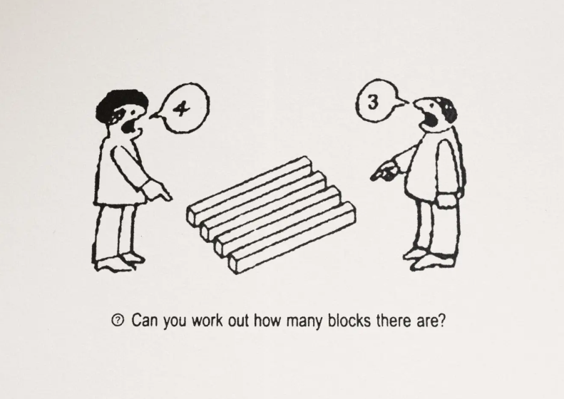 Optical Illusion How Many Blocks Do You See