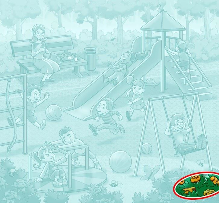 Optical Illusion can you spot hidden tiger inside children park