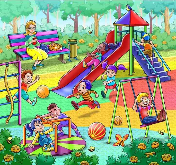 Optical Illusion can you spot hidden tiger inside children park