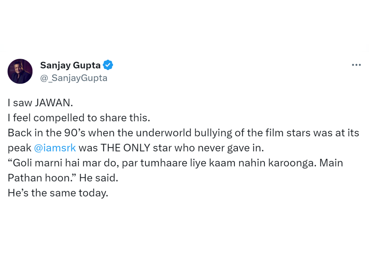 When Shah Rukh Khan Revealed Dons From The Underworld Saying, Be In My  Film Or I'll Blow Your Head Off & Added: They'll Shoot You..!