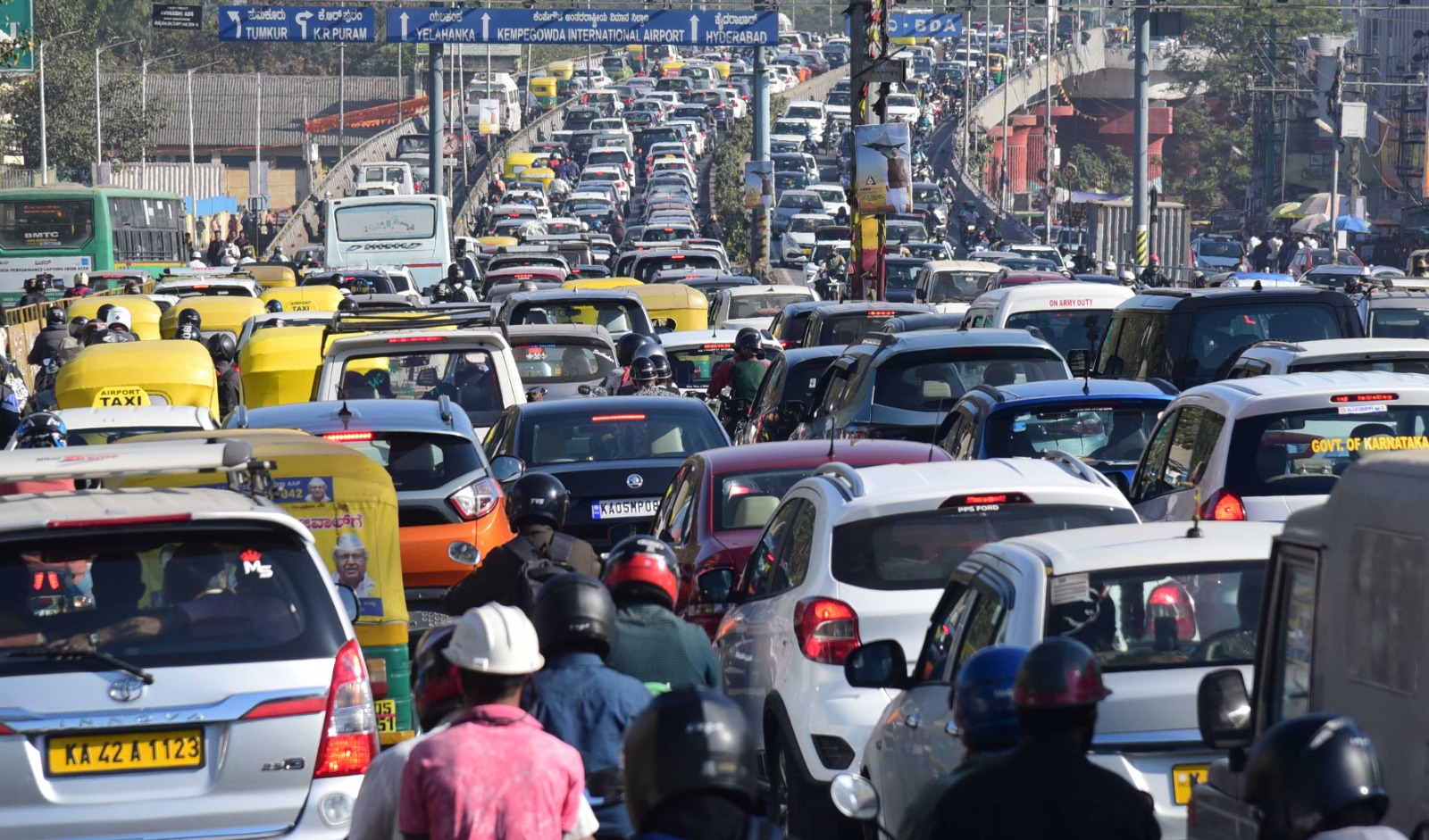 Bengaluru Traffic Jam: Possible Solution Offered, Here Is A Look At How ...