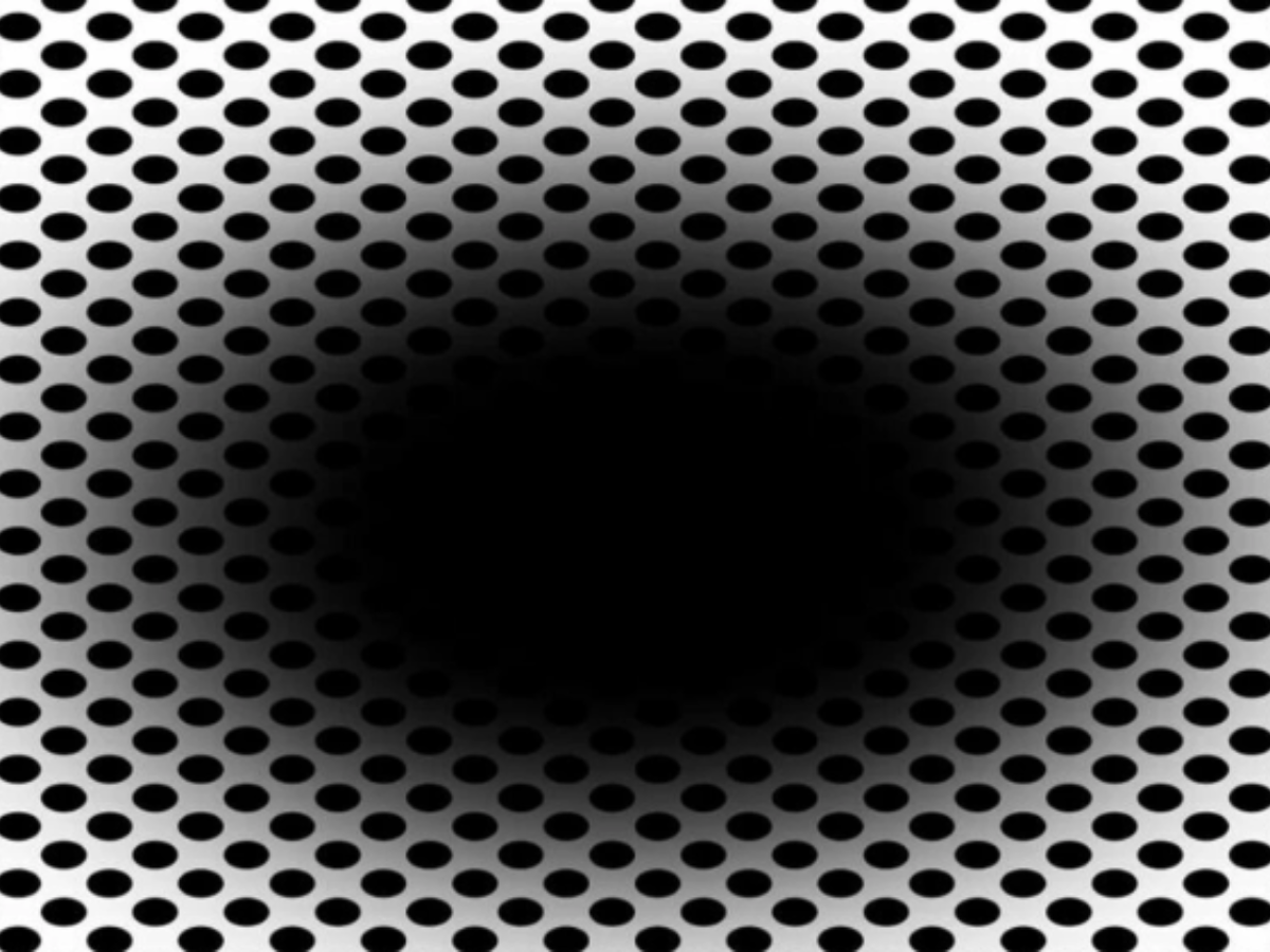 black hole optical illusion