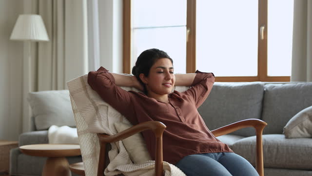 Sitting Position Reclined In Hindi/ istock