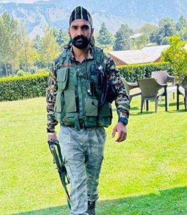Jawan Pardeep Singh Anantnag Operation last rites patiala  