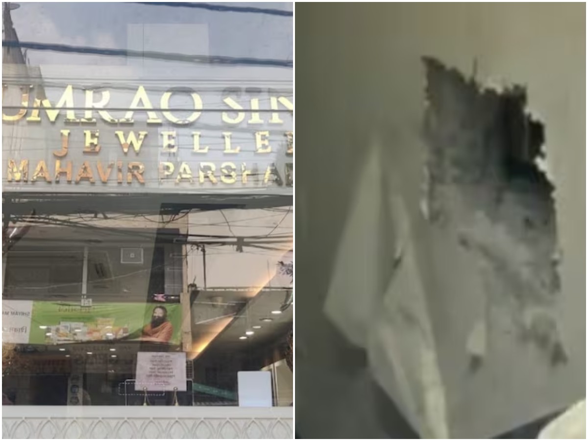 new delhi jangpura jewellery shop twenty five crore theft 