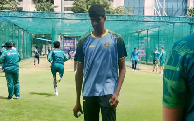 world cup 2023 Who Is net bowler Nishanth Saranu