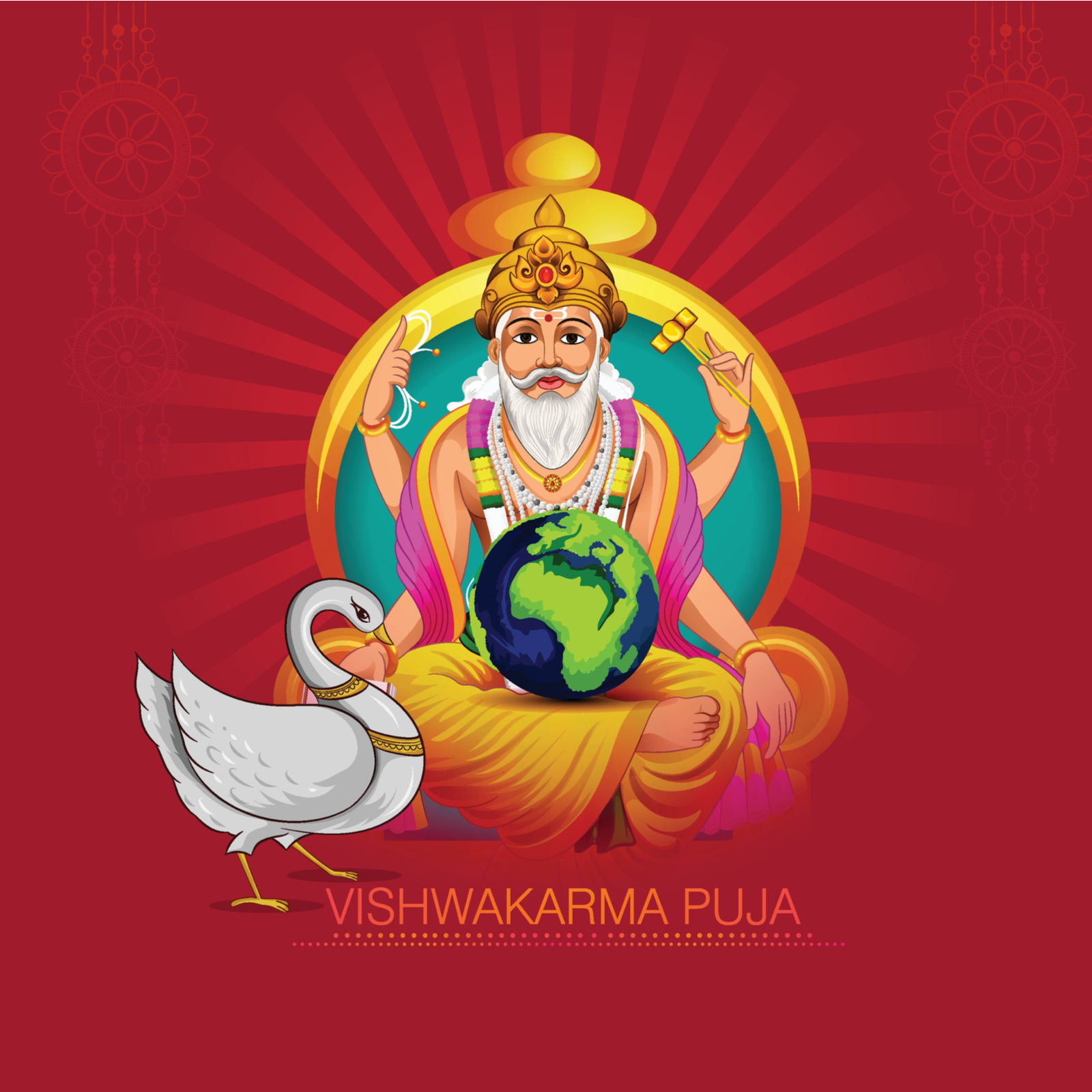 55+ Inspirational Vishwakarma Jayanti Quotes, Wishes, Status, Images