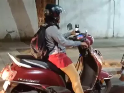 Bengaluru Woman Joins Zoom Meeting While Riding Scooter
