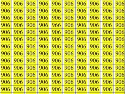 Find The Hidden Number 966 In These 906s In Optical Illusion High IQ