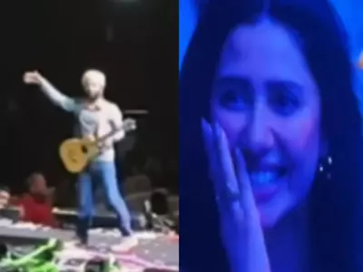 Arijit Singh Unable To Recognize Mahira Khan During Concert, His Reaction Goes Viral