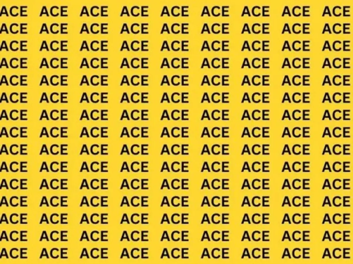 If You Can Spot The Hidden Word Ice In These Aces, You Have A High IQ