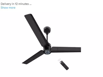 In 12 Minutes Blinkit Will Deliver Ceiling Fans And The Internet Expects AC To Follow Soon