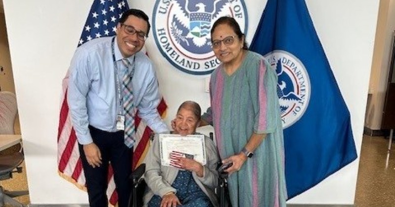 Indian Woman Gets US Citizenship At Age 99, Internet Divided