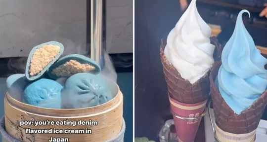 Japan Is Serving A Denim-Flavoured Ice Cream, Internet Is Confused 