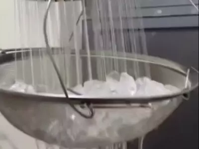 Man Uses This Insane Jugaad For Ice-Cold Shower 