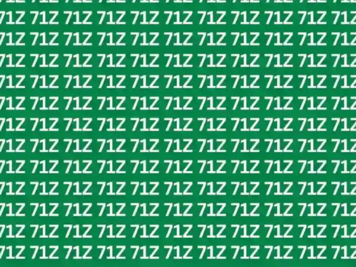 Optical Illusion: Spot The Hidden 712 Among 71Z