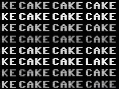 Optical Illusion Spot The Word 'Lake' Among 'Cake' In 4 Seconds
