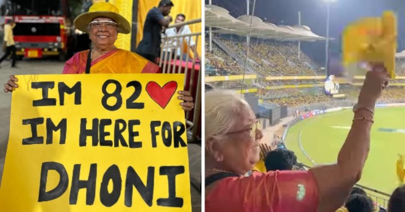 The 82-year-old Csk Fan Who Admires Ms Dhoni Wins Hearts