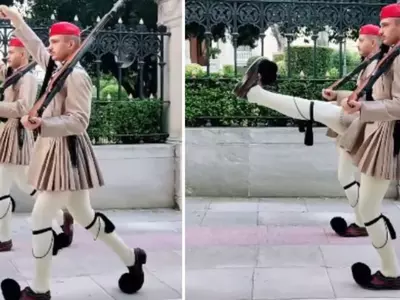This Video Of A Changing Of The Guard Ceremony In Greece Has Become The Internet's Latest Obsession