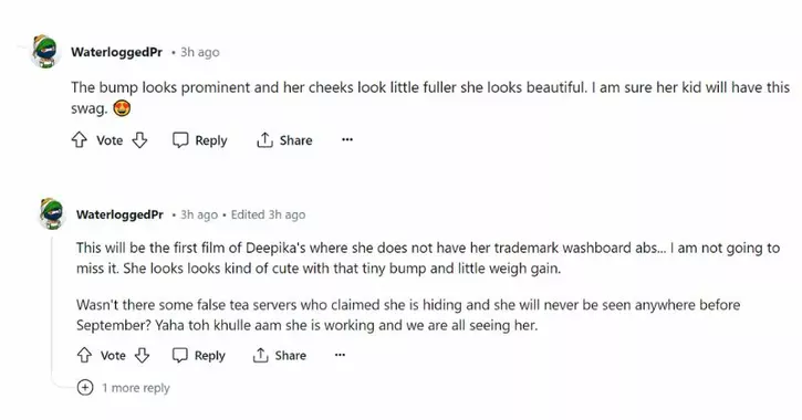 Fans comment on Deepika Padukone Baby Bump on Singham Again sets