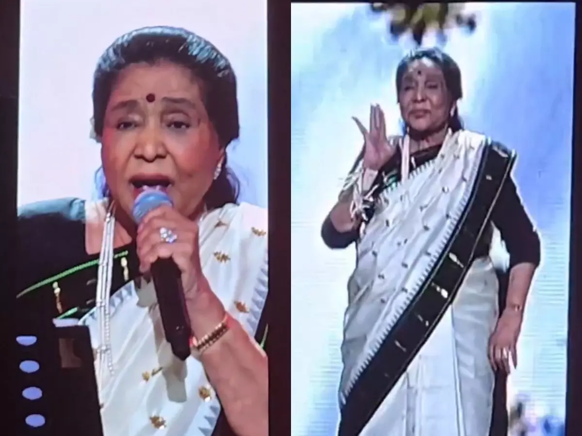 Watch: Asha Bhosle sings Karan Aujla's Tauba Tauba, nails Vicky Kaushal's hook step in viral video