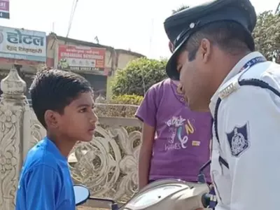 13-Year-Old Caught Driving Scooty, Says Won't Do It In Future 