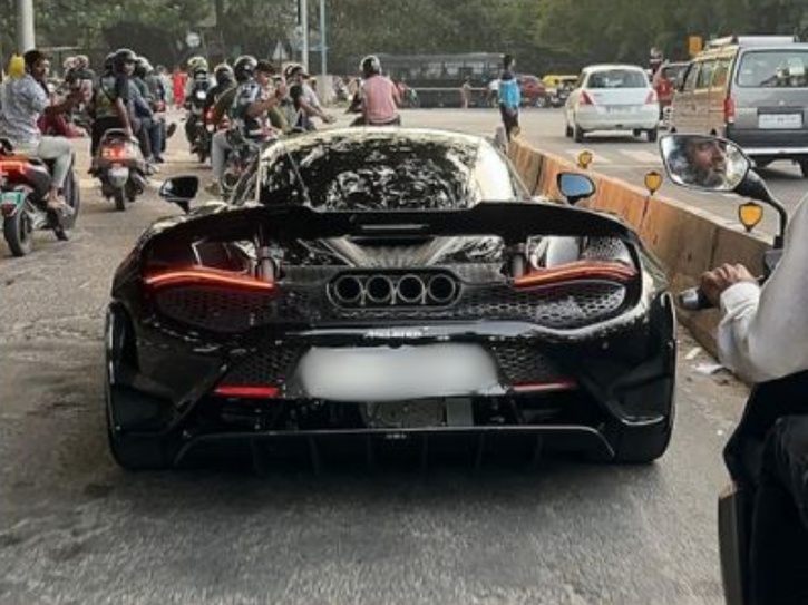 Bengaluru bikers crash while filming McLaren supercar