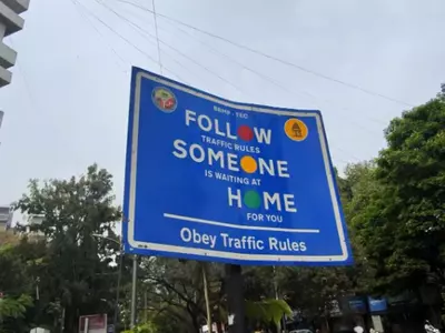 Bengaluru Traffic Sign Makes You Do A Double Take Before You Laugh