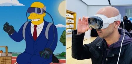 Did Simpsons Predict Apple Vision Pro Too