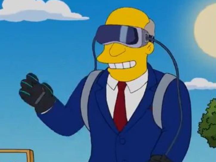 Did The Simpsons also predict Apple Vision Pro?
