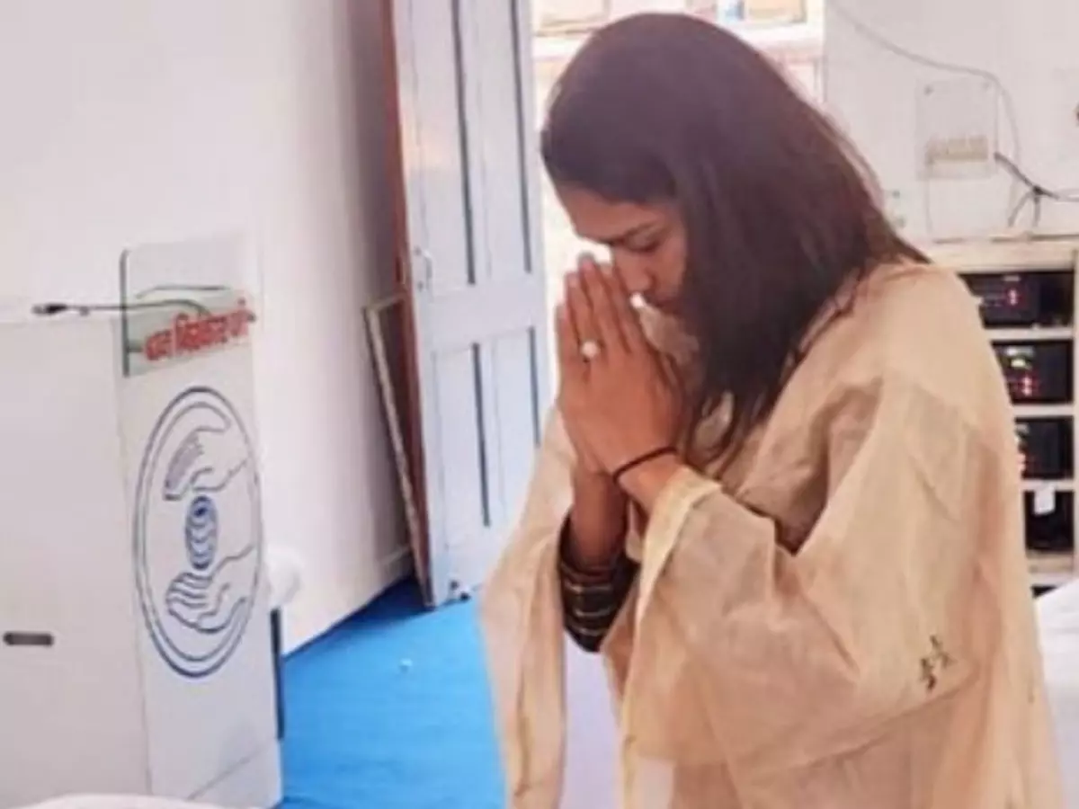 Babita Phogat Attends Suhani Bhatnagar's Prayer Meet