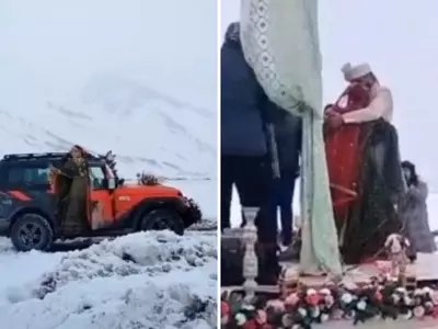 Gujarati Couple Gets Married In The Spiti Valley Of Himachal Pradesh At -25 Degrees