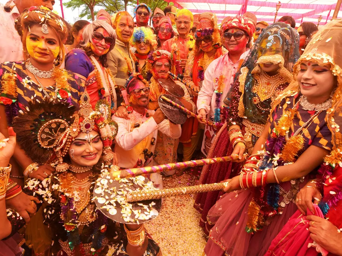 Lathmar Holi 2024 dates mathura